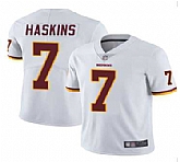 Youth Nike Redskins 7 Dwayne Haskins White 2019 NFL Draft First Round Pick Vapor Untouchable Limited Jersey Dzhi